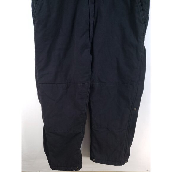 Schmidt Workwear Insulated Overalls Mens 2XL Short Black With Quilted Lining - Picture 7 of 11
